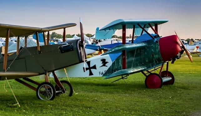 Couple of WW1 replica planes